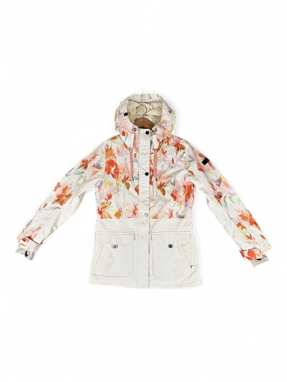 Roxy Floral Hooded Ski & Snow Jacket Women's M